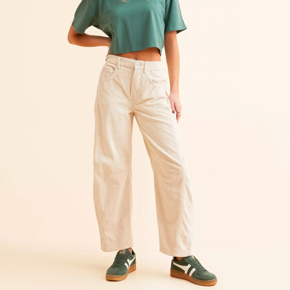 Free People Cordo Barrel Jeans We The People Size 27